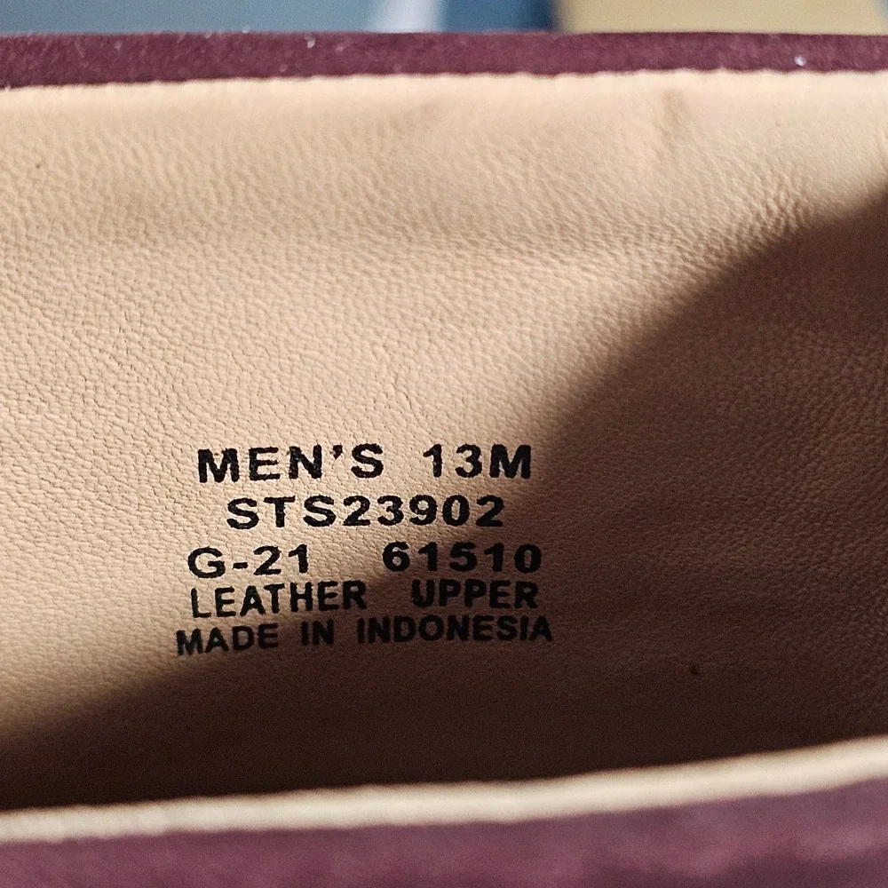 Sperry Legend Commodore Mens 13 Oxblood John Legend Leather Boots‎ STS23902